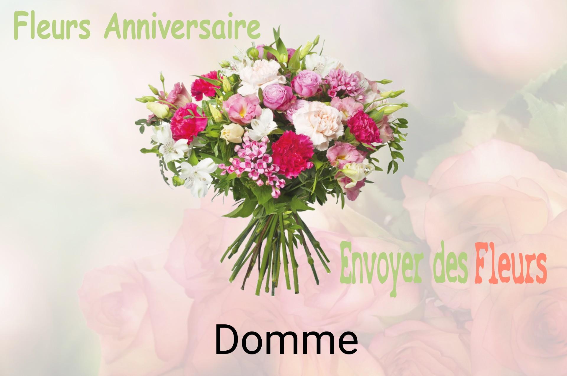 Bouquet de fleurs d’anniversaire livré à Domme